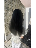 ワクヘアー(WaKu hair) ナチュラルロング×オリーブグレージュ