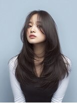 ダル 渋谷/表参道(DAL.) 春トレンドハッシュレイヤー美髪ロングツーウェイバング韓国風