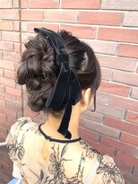 アース 市ヶ谷店(HAIR&MAKE EARTH)&nbsp;20代30代40代大人可愛い◎ゆるふわお団子アレンジ