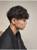 MEN’S HAIR/サーフカール/刈り上げセンターパート/伊勢崎