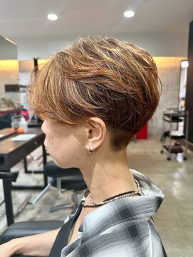 ヴィスト バイ レボ(VIST by REVO) イメチェン/ピンクベージュ/アンブレラカラー/前髪/新松戸