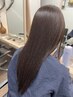 レイヤーカット＋艶カラー＋Aujua4step