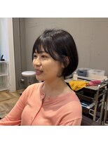 アルマヘアー(Alma hair by murasaki) ◎ミニボブのグレージュカラー◎