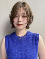 ブラウヘアアンドケア(care) 切りっぱなしボブ顔まわりレイヤー