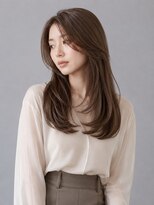 トリニティ(trinity) 髪質改善カラーハッシュカット レイヤーカット 前髪かきあげ