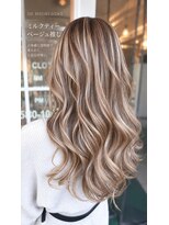 ネオリーブ コパン 鶴見店(Neolive copain)&nbsp;3Dハイライト ミルクティベージュ