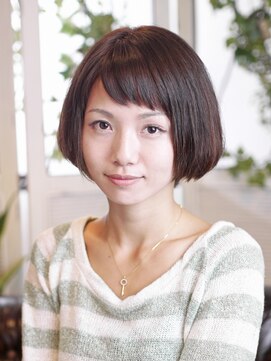 ラジィ(L'Asie) 毛先パーマの楽ちんボブ´^ω^)ノ♪