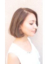 スリル ヘア アンド ネイル デザイン 恵比寿店(sulir hair and nail design) 大人グラマラスボブ/センター分けボブ30代40代50代