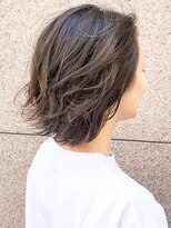 ファム 札幌大通(fam)&nbsp;30代40代くびれショート☆透明感抜群グレージュカラー