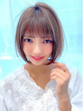 アイビー(Ivy) 大人かわいいブランジュ前下がりボブ【ivy】坂井