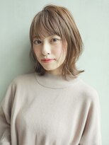 アイティー バイ アルバム 中野店(IT by ALBUM) 外ハネショート_厚めバングローライトスリークボブ_37188