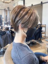 バンプ ギンザ(BUMP GINZA)&nbsp;30代、40代/ひし形ショート×ハイライトベージュ/大宮