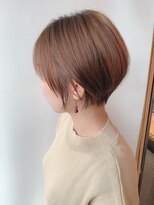 ステア ケース(stair case)&nbsp;大人かわいいマッシュショートボブ耳かけサイドバング