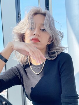 アルバム 池袋(ALBUM) ギャルスタイル_グレージュカラーボブウルフ_29314