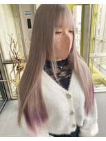 ガルボ ヘアー(garbo hair)&nbsp;ハイトーン裾カラー高知美容院10代20代