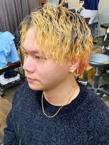 ヘアークリエイト ポライト(hair create Polite) 20代30代メンズツイストパーマ束感カラーオシャレ感