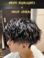 ガイズ ヘアー イサミ(GUY'S HAIR 133) ツイストスパイラル/ホワイトメッシュ/ツイスパメッシュ