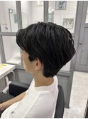 毛流れニュアンスパーマ