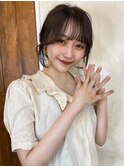 顔まわり¥おくれ毛カット