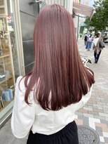 レア 渋谷(Le'a) ピンクブラウンカラー/ミディアムヘア