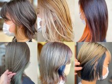 自分の好きな色に挑戦できるインナーカラーでオシャレ上級者に☆