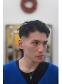 カット　パーマ　フェード　シェービング　ヘッドスパ