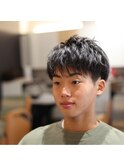 簡単スタイリング高校生ヘア