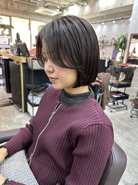 シールドヘアー 沖縄 新都心(C'LD Hair) ミニボブ/小顔ボブ/ワンレンボブ/ショートボブ/小顔ショート