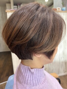 ヘアーズマハロ(hair's Mahalo.) ハイライトショート