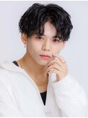 波巻きスパイラルパーマツイストスパイラルパーマ韓国マッシュ