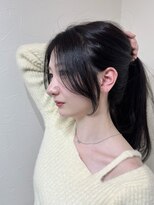 クレム 博多駅店(ChLem)&nbsp;顔まわりレイヤー 艶カラー 暗髪 韓国風 髪質改善 福岡美容室