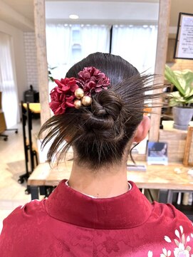 ヴィヴァン(Vivant) 【Vivant】2026卒業式　着物ヘアセット・振袖《円城寺》