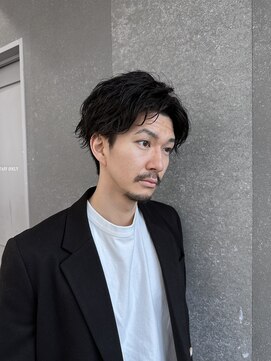 ロンドアベニール 北千住(Lond avenir) men'sメンズスペインカールダブルカラーブリーチニュアンス