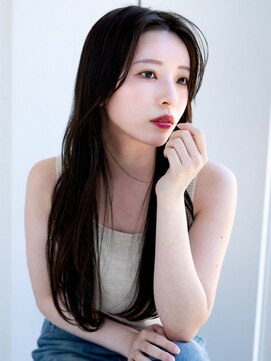 エインアンリー 明治神宮前(AIN.ANLY.) ★韓国風パーマくびれロング似合わせカットロングレイヤー韓国