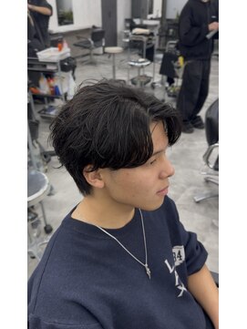 オム ブランシェ(HOMME BLANCHE’) 【KAZUKI】シャドウ×フェザーパーマ