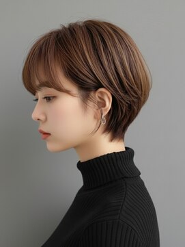 ヘアー サロン スカイ(Hair Salon Sky) 襟足美人☆耳かけショートボブ×20代30代40代50代60代