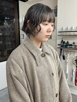 ソソ(soso)&nbsp;【soso 伊勢田】着物ヘア/ダークアッシュ/似合わせカット