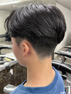 ニコ トウキョウ ロジック(nico TOKYO Logic) メンズセンターパートニュアンスパーマフェザーパーマ