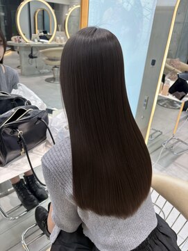 ロンドメリア 天神大名店(Lond Melia) 着物ヘア/大人ガーリー/ダークアッシュ/似合わせカット