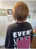 縮毛矯正×レイヤーボブ
