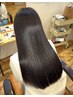 【圧倒的美髪】髪質改善酸性ストレート+カット+最高級TR♪¥24900