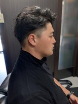 バーバーバー 都賀(BARBER-BAR)&nbsp;大人パーマスタイル【BARBER-BAR都賀】