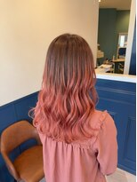 ラグ バイ シゲルカットクラブ 神田久志本店(lag)&nbsp;ナチュラルグラデーション×ピンクベージュ