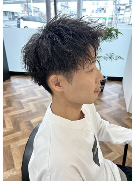 シーイー(C.E) アップバング×縦落ちツイスパ