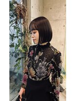 フェス カットアンドカラーズ(FESS cut&colors)&nbsp;ナチュラルブラウンショート大人のシンプルボブミディアム