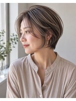 ウィールール 札幌店(WE RULE)&nbsp;40代50代 大人美人ショート×白髪ぼかしハイライト