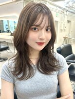 ポーチバイハニー オモテサンドウ(PORCH by HONEY omotesando)&nbsp;レイヤーカットくびれヘアミルクブラウン1