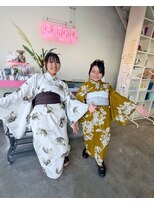 アンゼロ(UNZELO)&nbsp;小学生ゆかた着付け&ヘアセット