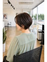 アトリーチェ 昭和店(ATTRICE) 大人美人ショートボブ×艶ベージュハイライト