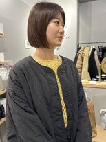 アトレ アネックス(attrait ANNEX)&nbsp;透明感のあるブラウンボブ×上質な艶感
